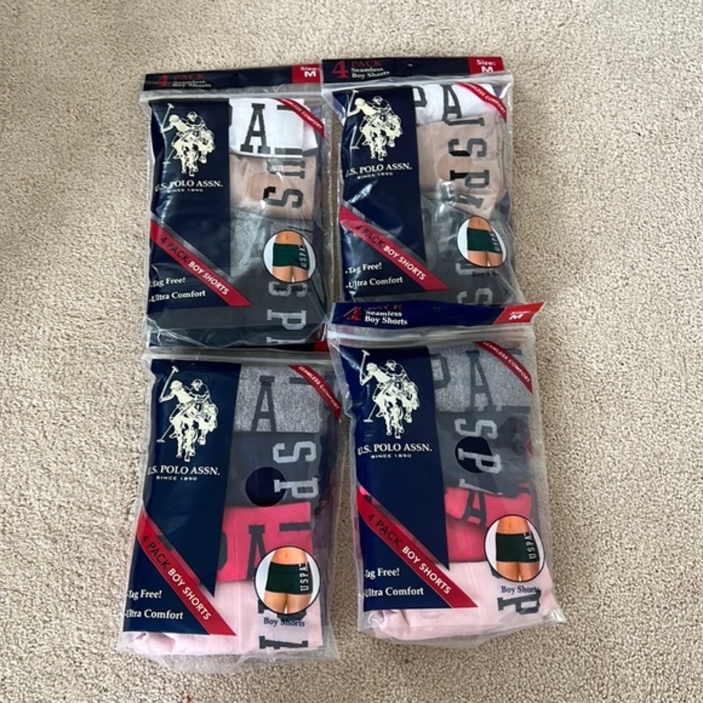 U.S Polo Assn Bundle 4 packs Seamless Underwear